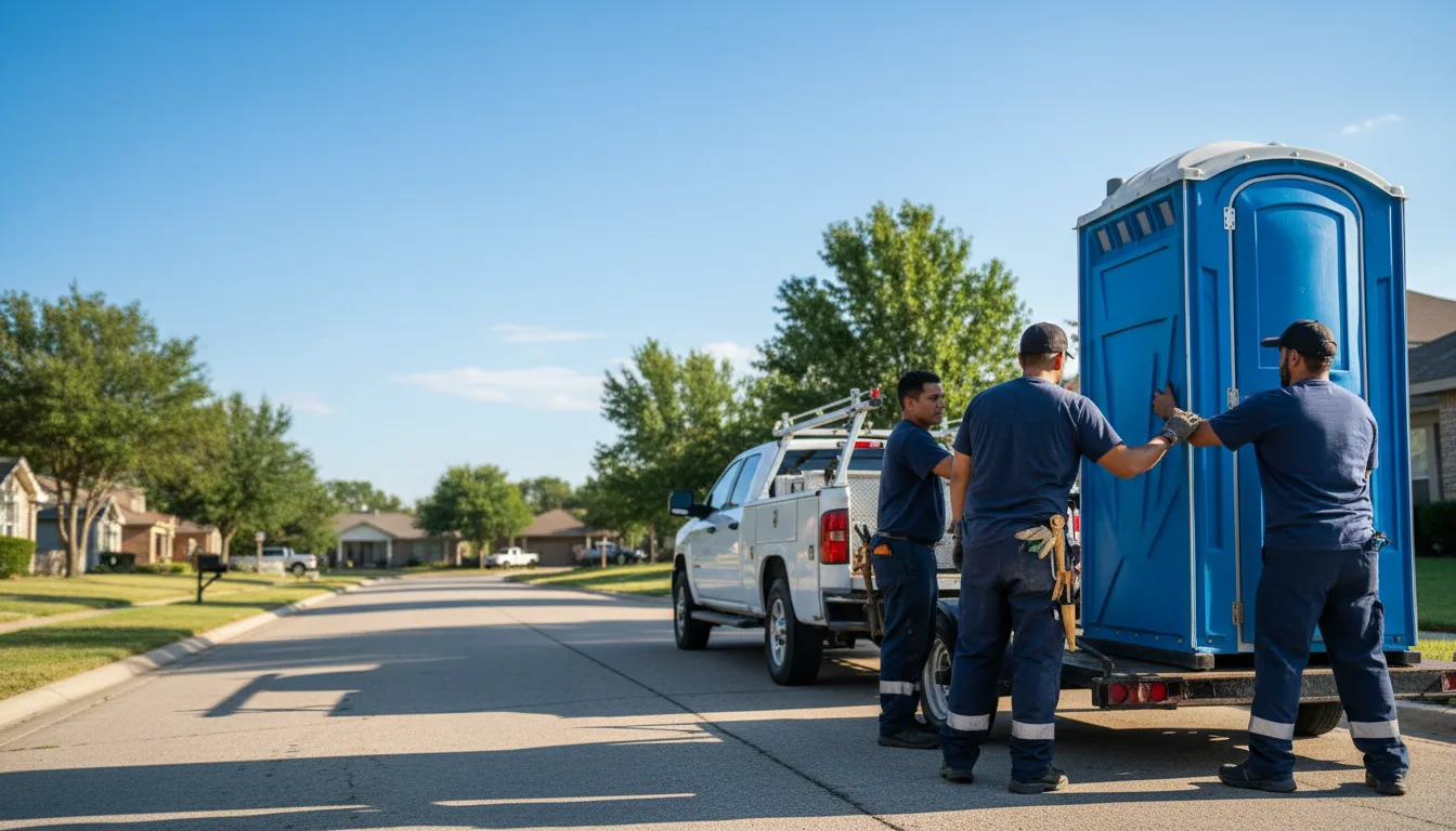 Portable Toilet Rental in Pledger, TX near me